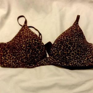 5/$20 laSenza leopard print seamless bra